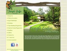Tablet Screenshot of junglelodgemalaysia.com